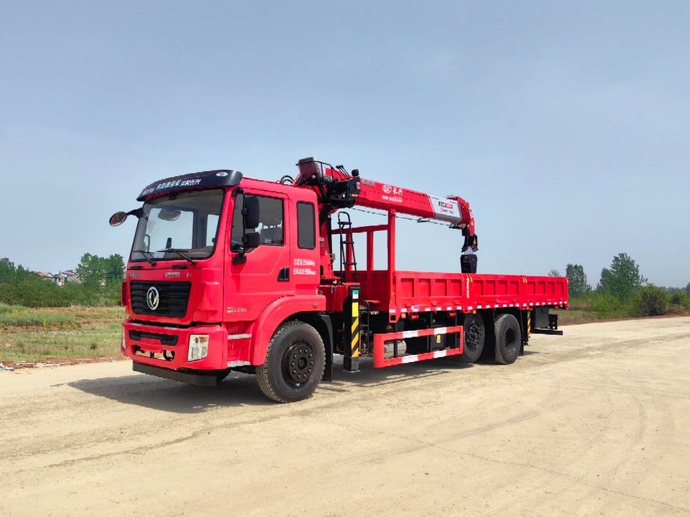 DongFeng Telescopic Boom Crane with Lift Axle