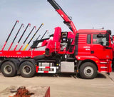 HOWO 6X4 25-ton folding boom tractor truck