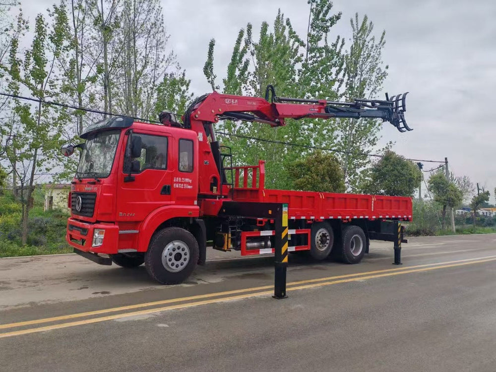 DongFeng Truck-mounted Grapple Crane with Tipper