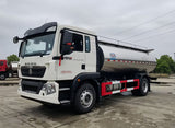 Sinotruk HOWO fresh milk tank truck - front three-quarter view